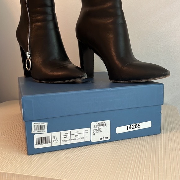 PAIGE Kate Asymmetrical Bootie (Black, 10M) - Picture 5 of 10